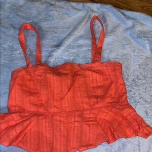 Red Strappy Top